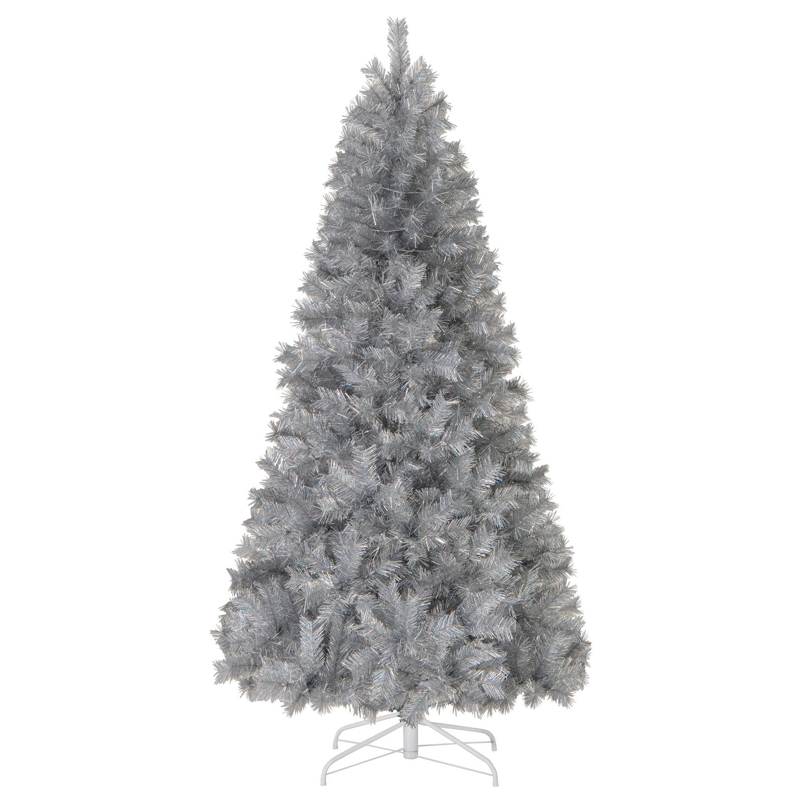 Artificial Xmas Tree with Branch Tips and Warm White LED Lights-5FT - 7Ft