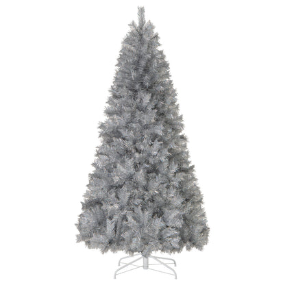 Artificial Xmas Tree with Branch Tips and Warm White LED Lights-5FT - 7Ft