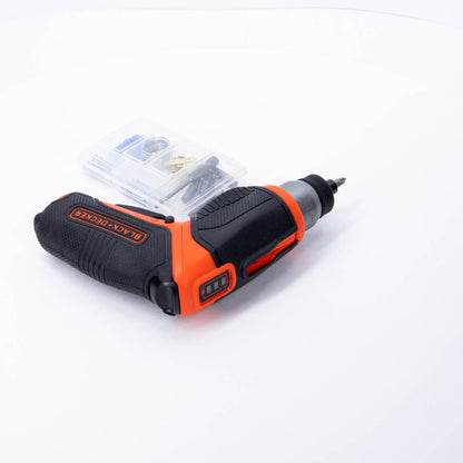 BLACK+DECKER 4V MAX Cordless Pivot Screwdriver with Picture-Hanging Kit - view 6