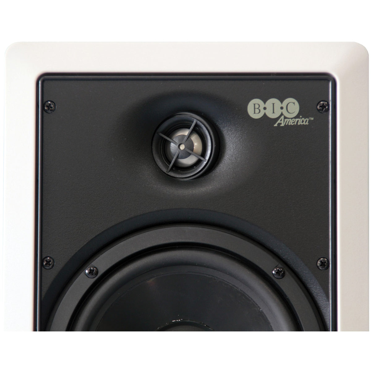 BIC America Muro 6.5-In. 2-Way Weather-Resistant In-Wall Speakers with Pivoting Tweeter, 150W, Pair - view 4