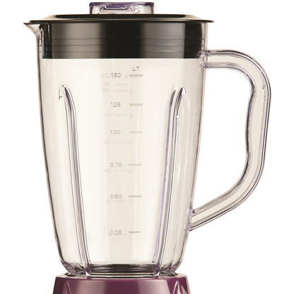 Brentwood 50-Oz. 12-Speed + Pulse Countertop Blender, 350W, Purple - view 3