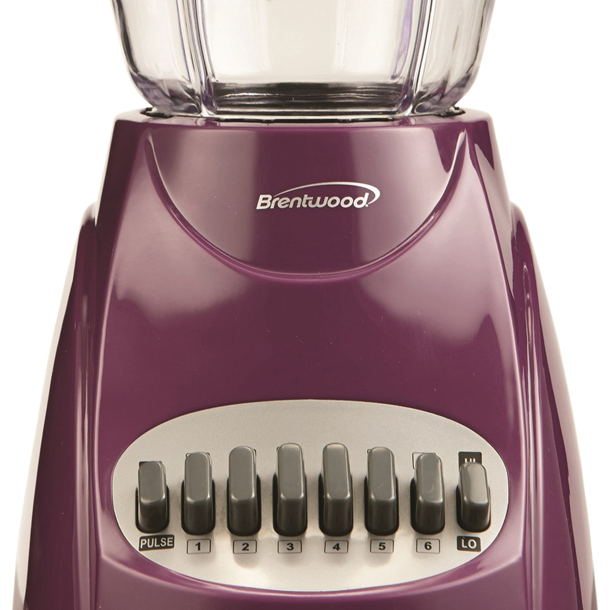 Brentwood 50-Oz. 12-Speed + Pulse Countertop Blender, 350W, Purple - view 4