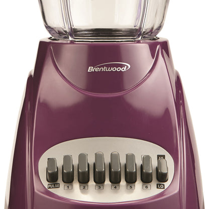 Brentwood 50-Oz. 12-Speed + Pulse Countertop Blender, 350W, Purple - view 4