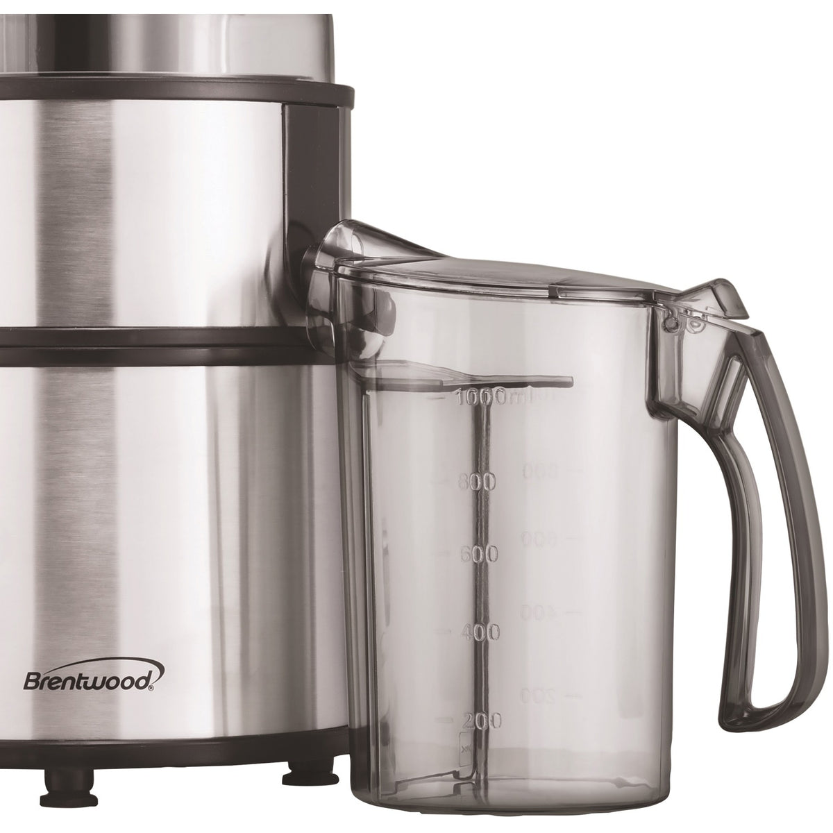 Brentwood 800W Stainless Steel Juice Extractor with Wide Feed Chute & 34-Oz. Jar - view 3