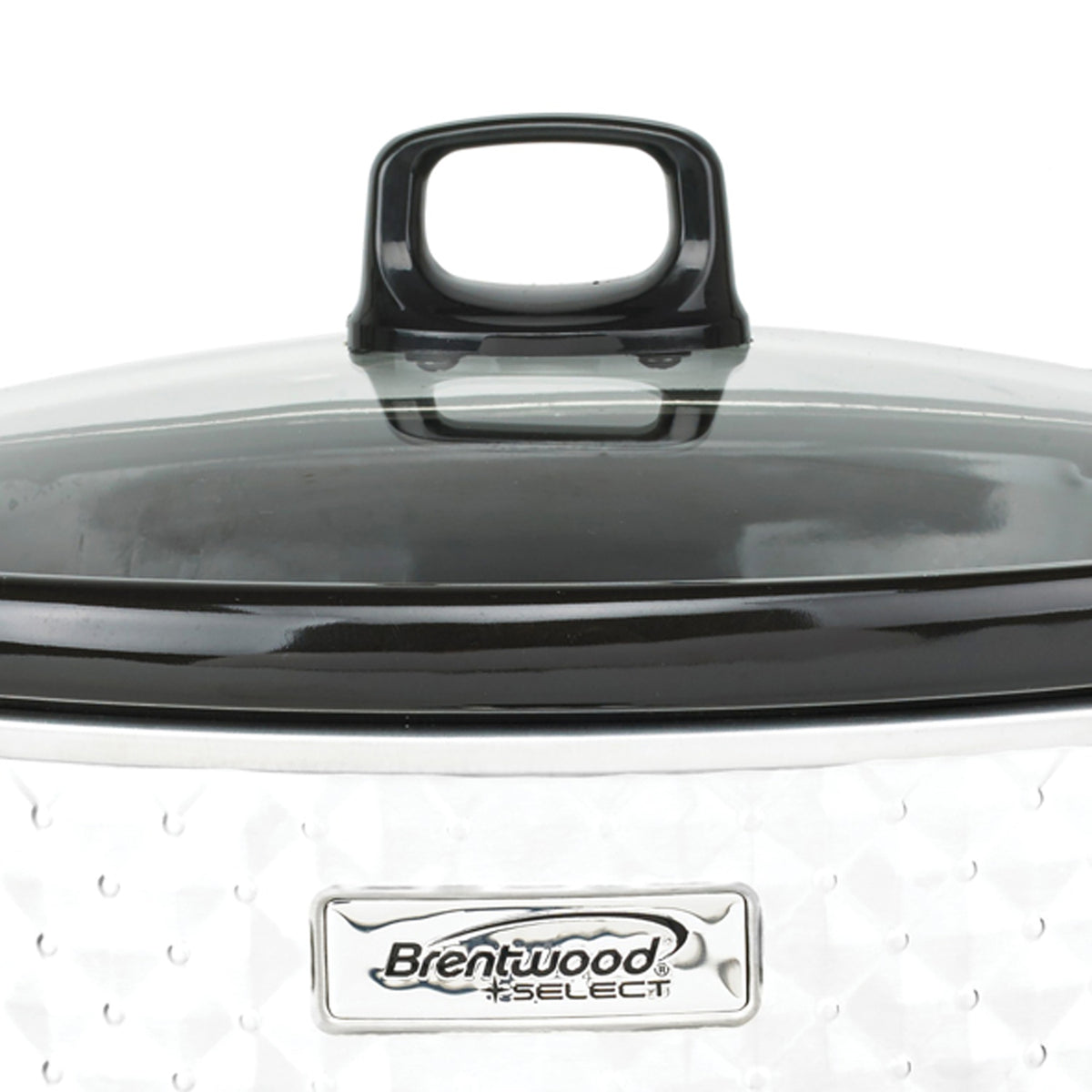 Brentwood Select 7-Qt. Slow Cooker with Removable Ceramic Pot, Pearl White - view 3