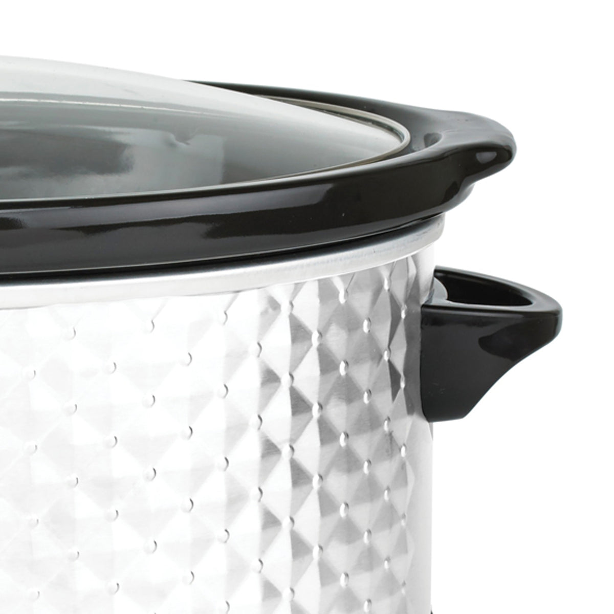 Brentwood Select 7-Qt. Slow Cooker with Removable Ceramic Pot, Pearl White - view 4