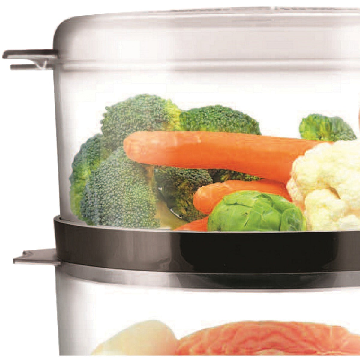 Brentwood 5-Qt. 2-Tier Electric Food Steamer with 60-Min Timer, 400W - view 8