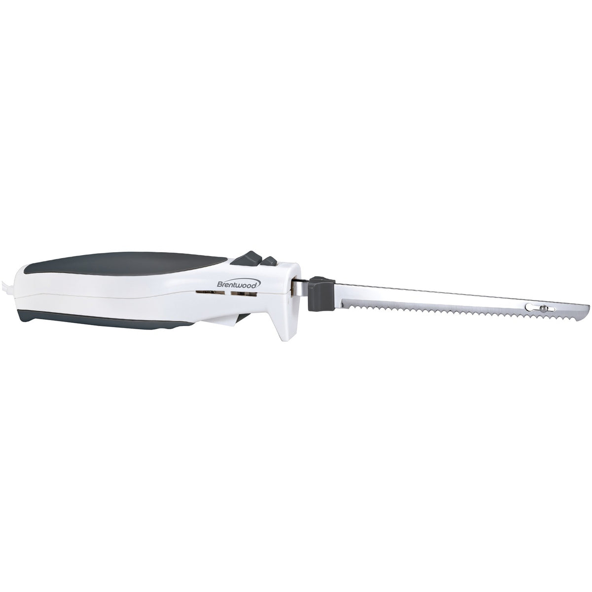 Brentwood 7-In. Electric Carving Knife with Serrated Stainless Steel Blades - view 2