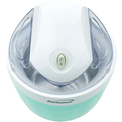 Brentwood 1-Qt. Ice Cream, Sorbet & Frozen Yogurt Maker, Blue - view 3