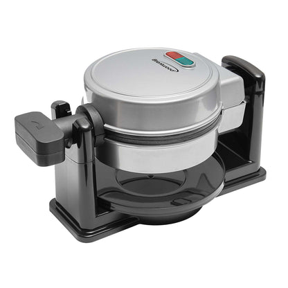 Brentwood 5 In. Nonstick Flip Belgian Waffle Maker, Silver