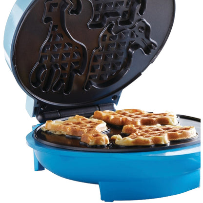 Brentwood Mini Animal Shape Waffle Maker, Nonstick, 750W, Blue - view 5