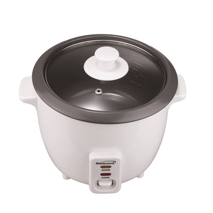 Brentwood 20-Cup (Uncooked) Electric Rice Cooker & Food Steamer with Auto Warm, White - view 8
