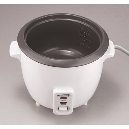 Brentwood 20-Cup (Uncooked) Electric Rice Cooker & Food Steamer with Auto Warm, White - view 9