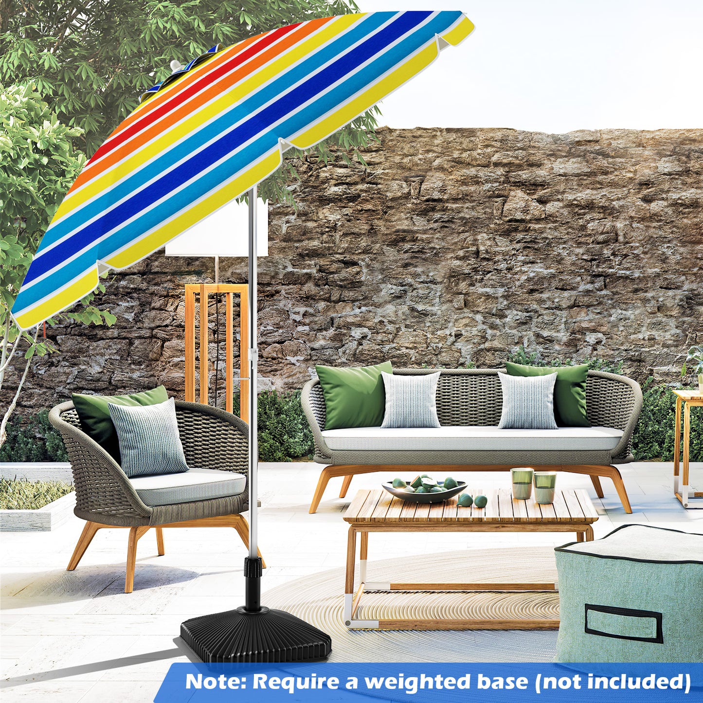 6.5 Feet Beach Umbrella with