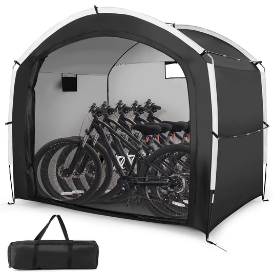 Bike Storage Shed Tent with PU4000MM Waterproof 210D Oxford Fabric for 5 Bikes