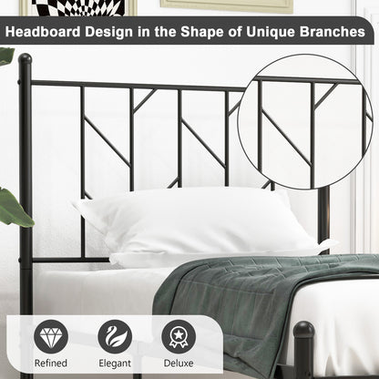 Twin/Full/Queen Size Platform Bed Frame with Sturdy Metal Slat Support