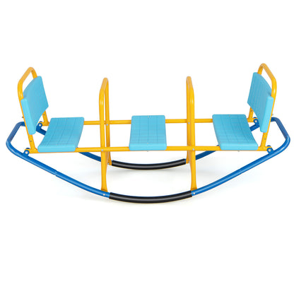 Outdoor Kids Seesaw Swivel Teeter for 3 to 8 Years Old