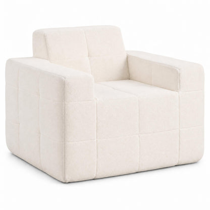 Cloud Sofa Chair with Terry Cloth Upholstery