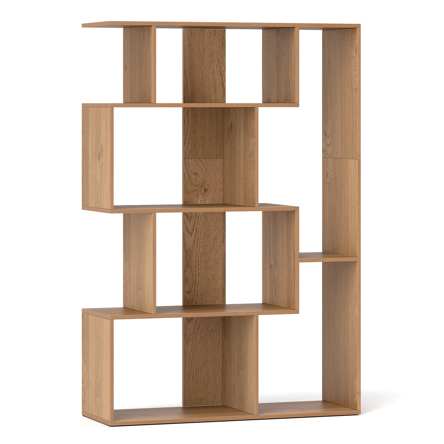 47 Inch 6-Cube Open-back Geometric Bookshelf for Bedroom Living Room-Natural - Natural