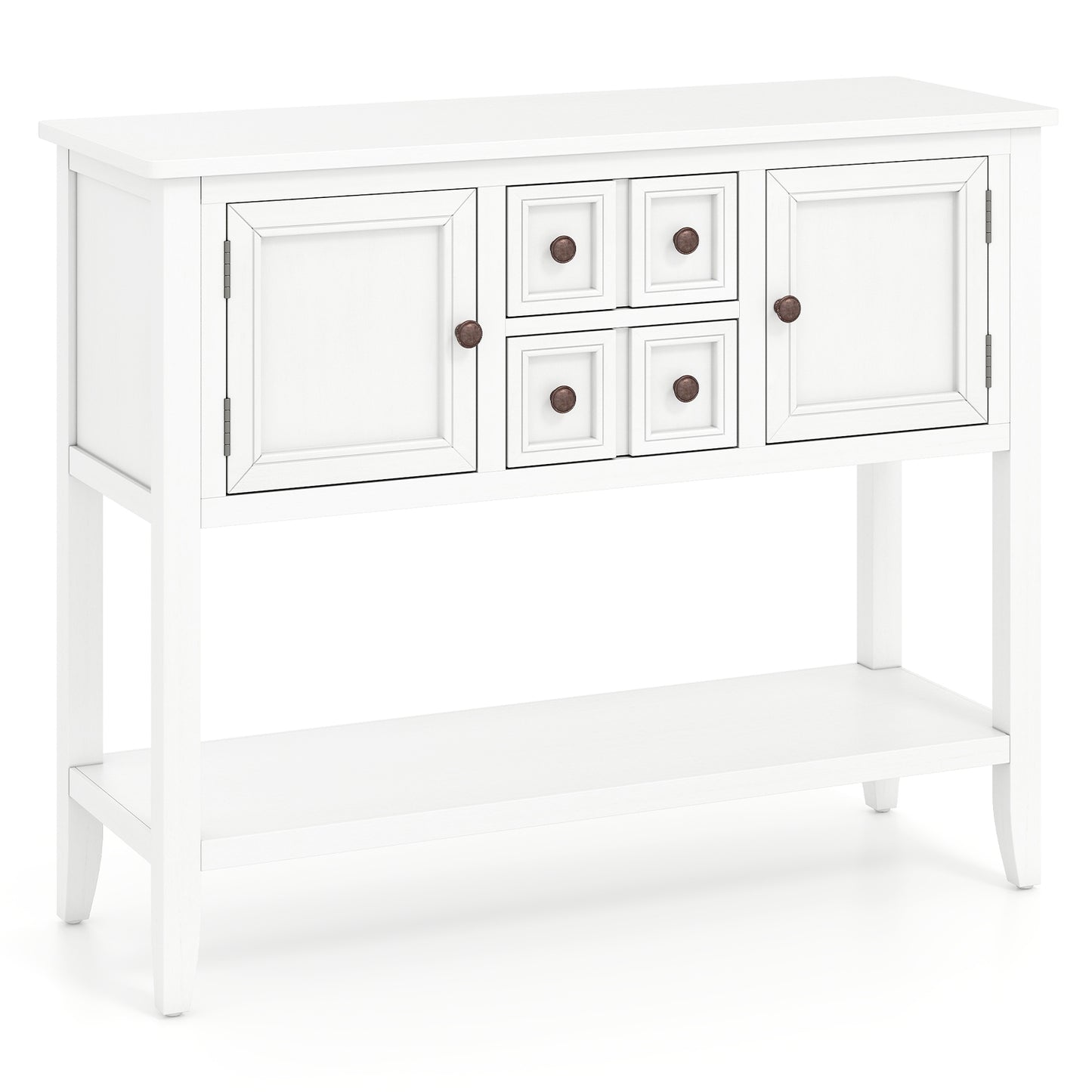Buffet Sideboard Cabinet with 2 Doors and 2 Drawers-White