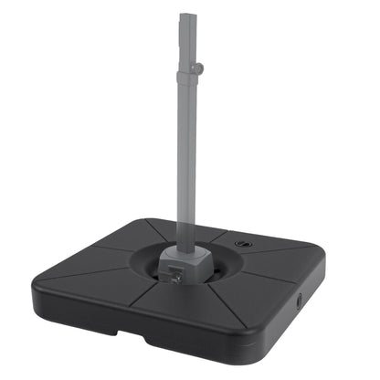 Cantilever Patio Umbrella Base 220 LBS Water and Sand Fillable Weighted Stand