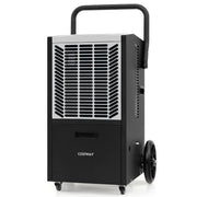 140 Pints Commercial Dehumidifier Crawl Space Dehumidifier with Pump and Drain Hose-White