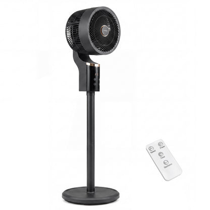 Compact Oscillating Standing Fan with 70° Oscillation and 90° Tilt for Home Office