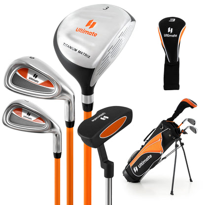 Complete Golf Club Set for Children Age 11-13-Blue - Orange