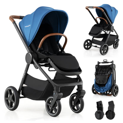 Convertible Baby Stroller with Car Seat Adapters