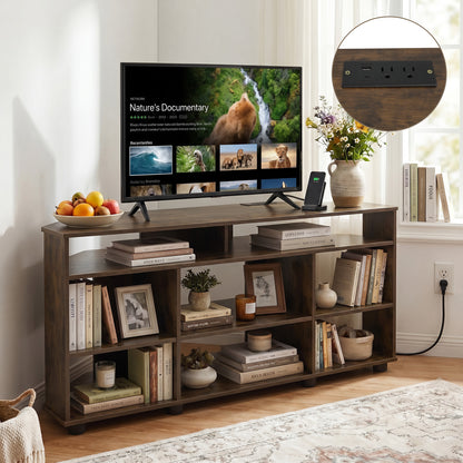 Corner TV Stand for TVs up to 55 Inch with Storage