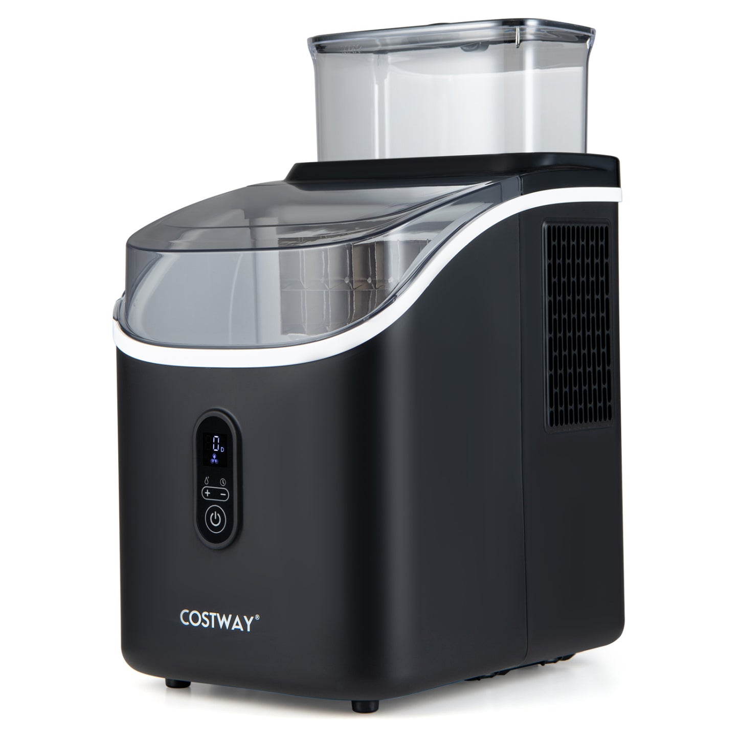 Countertop Ice Maker with External Tank & Self-Cleaning