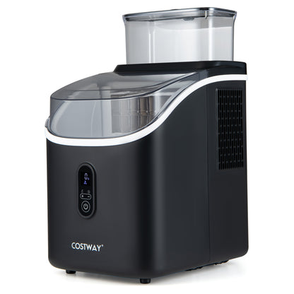 Countertop Ice Maker with External Tank & Self-Cleaning