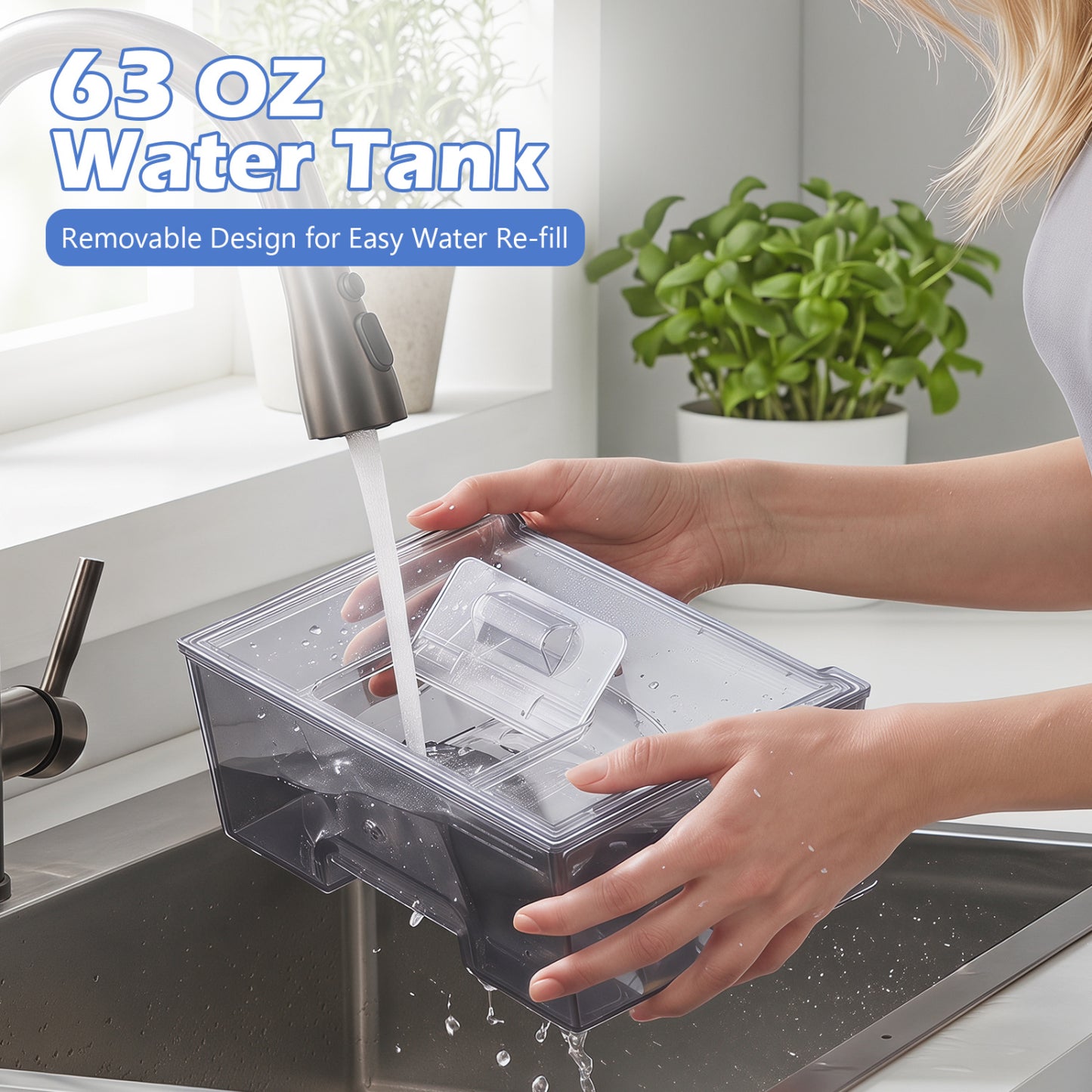 Countertop Ice Maker 26 Lbs/Day with Adjustable Thickness