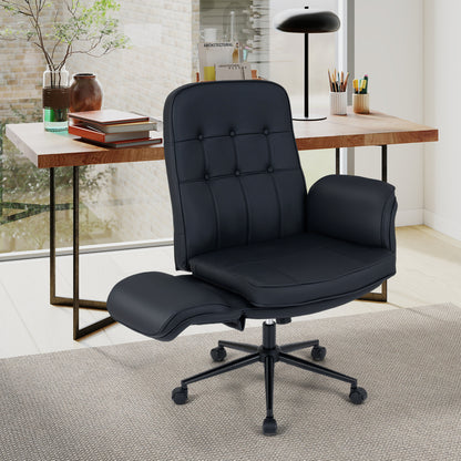 Criss Cross Chair Adjustable Swivel Vanity Chair with 5-Position Armrests