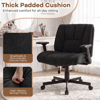 Criss Cross Home Office Chair with Airbag Lumbar Support