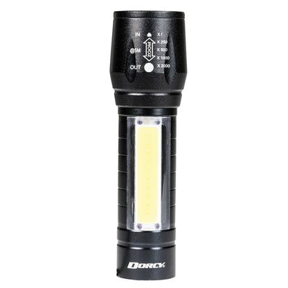 Dorcy Ultra HD 100-Lumen Rechargeable Aluminum LED Flashlight with Zoom & Area Light - view 2