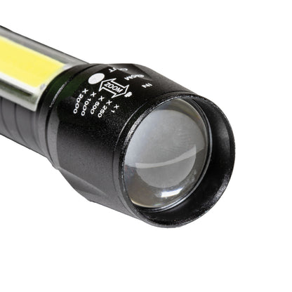 Dorcy Ultra HD 100-Lumen Rechargeable Aluminum LED Flashlight with Zoom & Area Light - view 3
