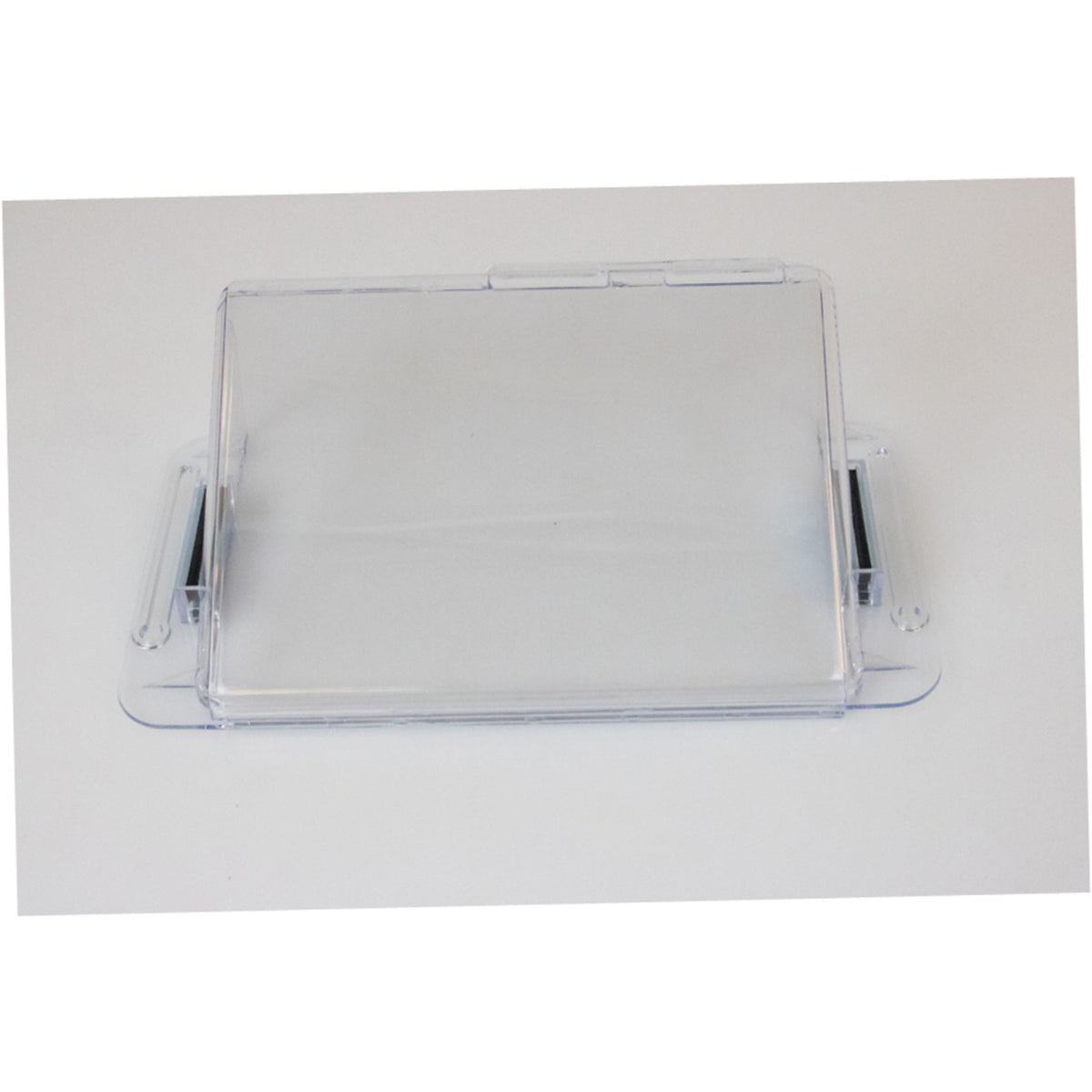 Deflecto Adjustable Magnetic Air Deflector for Wall Registers, 10-16 In., Clear - view 3