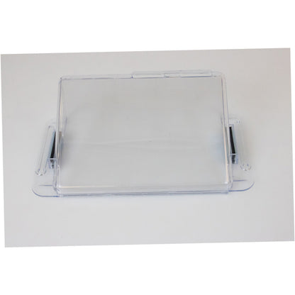 Deflecto Adjustable Magnetic Air Deflector for Wall Registers, 10-16 In., Clear - view 3