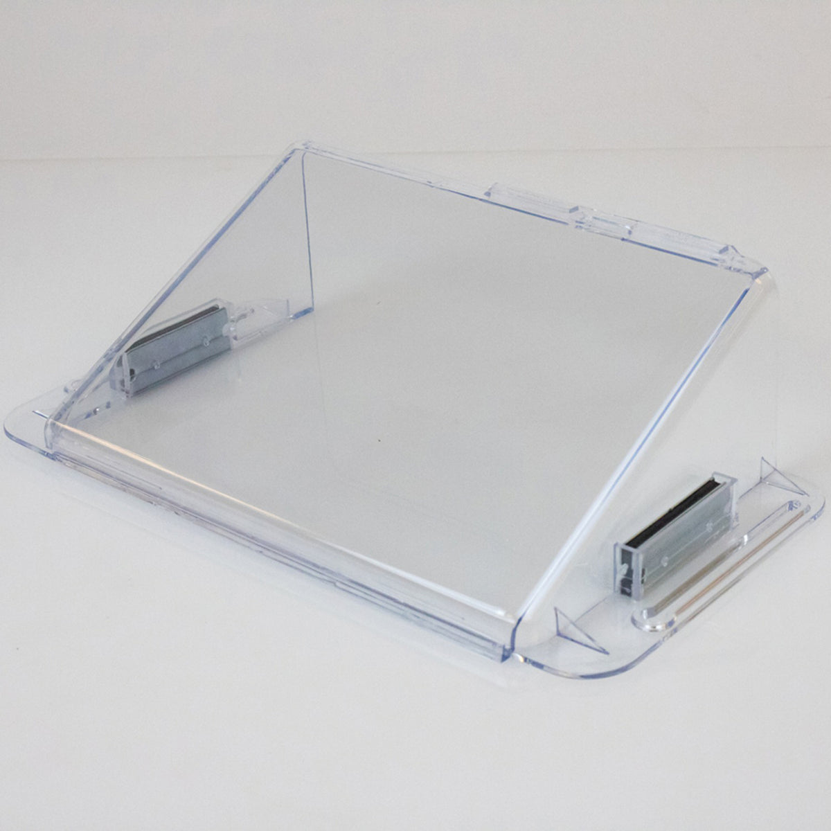 Deflecto Adjustable Magnetic Air Deflector for Wall Registers, 10-16 In., Clear - view 4