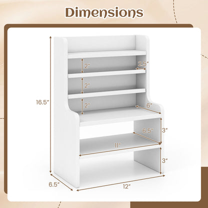 6-Tier Desktop Organizer with Removable Shelves