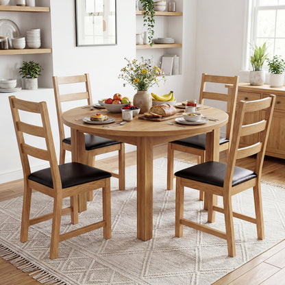 Dining Chairs Set of 2 Farmhouse Dining Room Chairs with Hollowed Backrest