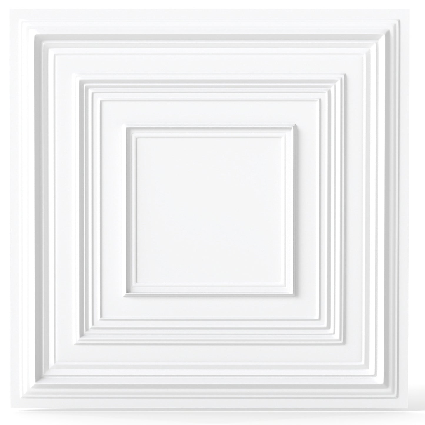 Drop Ceiling Tiles 24" x 24" PVC Ceiling Panels with 3D Decorative Patterns 24-Pack