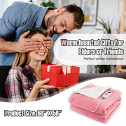 Electric Heated Blanket Throw with 10 Heat Settings