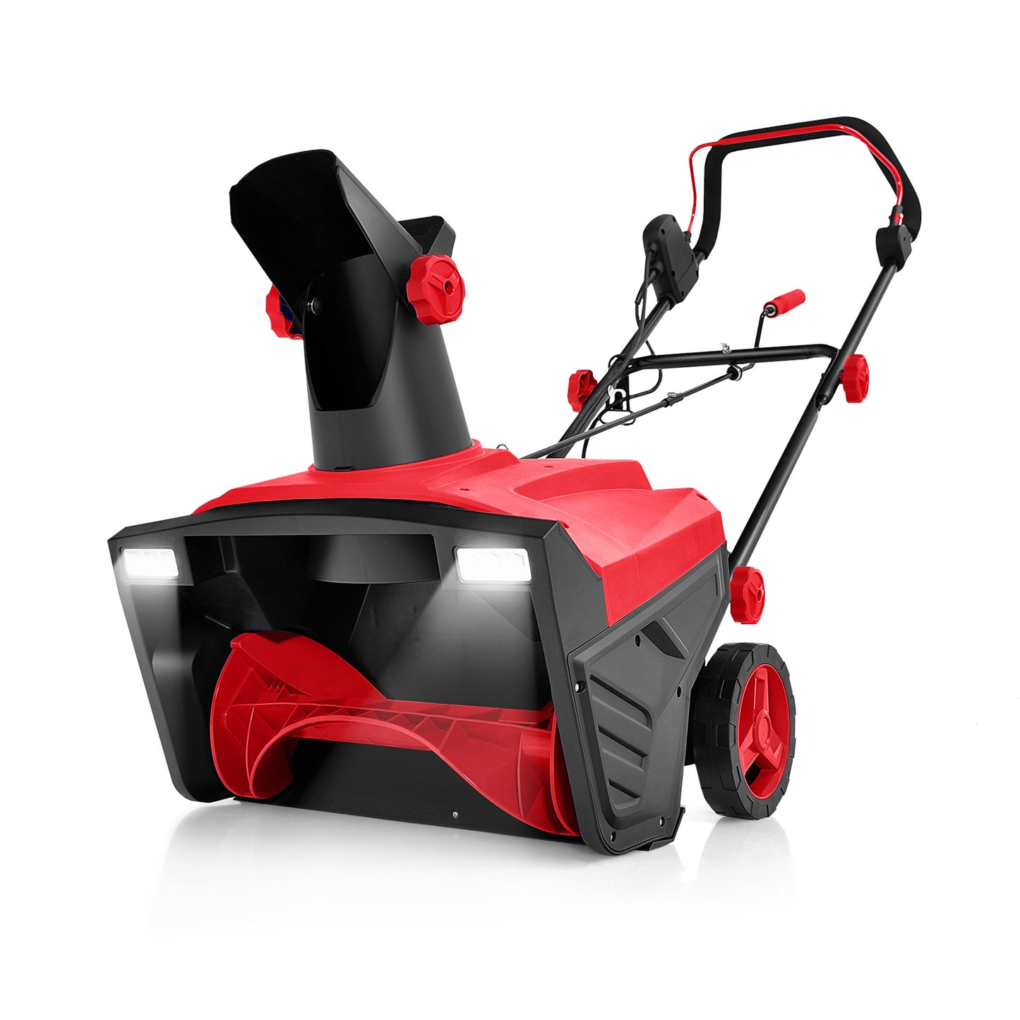 20 Inch 120V 15Amp Electric Snow Thrower with 180¬∞ Rotatable Chute-Red