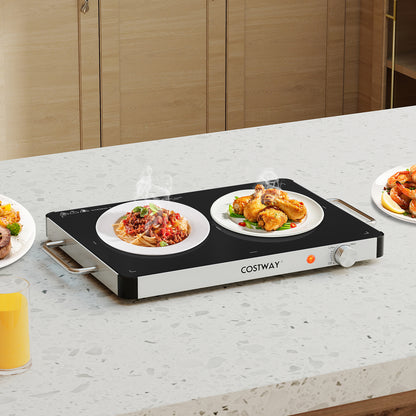 Electric Warming Tray Food Warmer with Adjustable Temperature Control