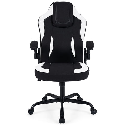 Ergonomic Computer Office Chair with 90¬∞ Flip-up Armrests-Black