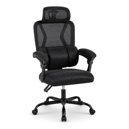 Ergonomic Mesh Office Chair with Lumbar Support & Headrest