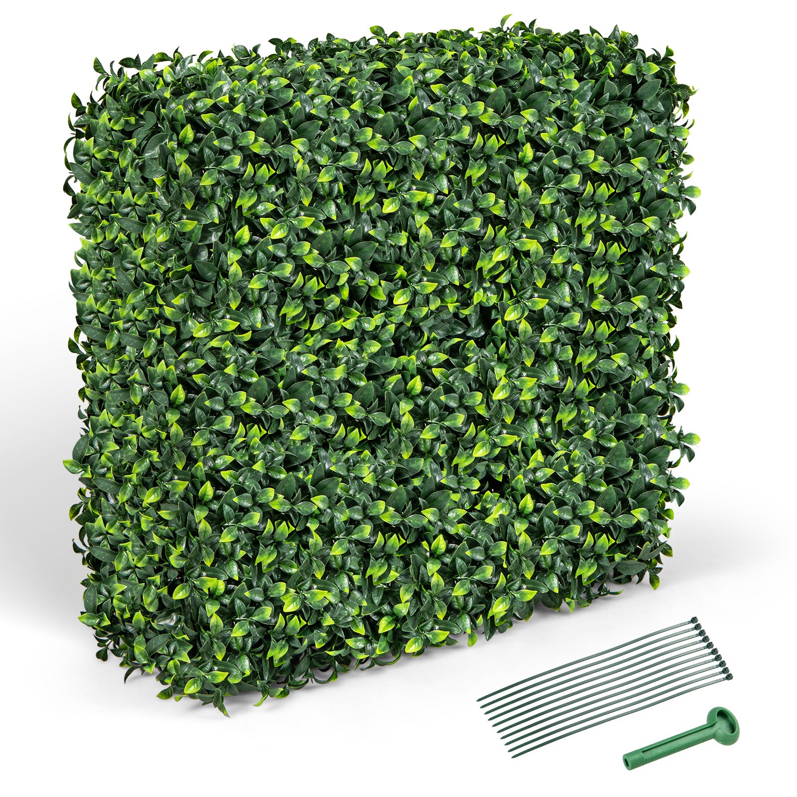 Faux Greenery Room Divider Decorative Privacy Screen Fence Hedge Wall-S - M