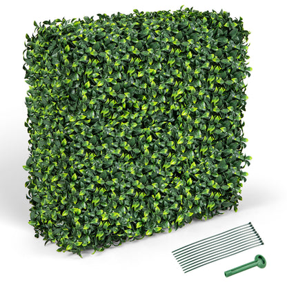Faux Greenery Room Divider Decorative Privacy Screen Fence Hedge Wall-S - M